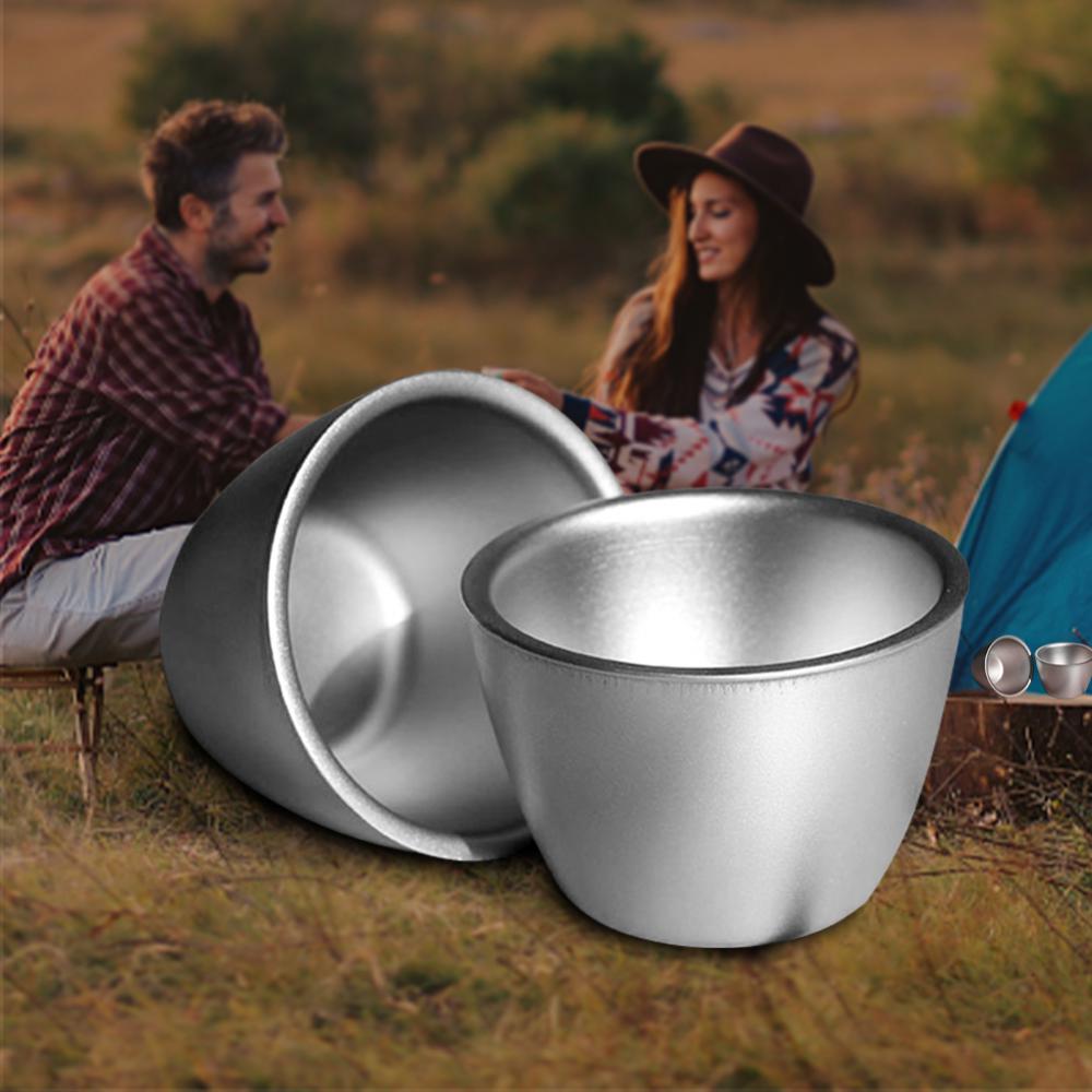 Titanium Coffee Mug Camping Equipment 45ml - stevesdecorandpets