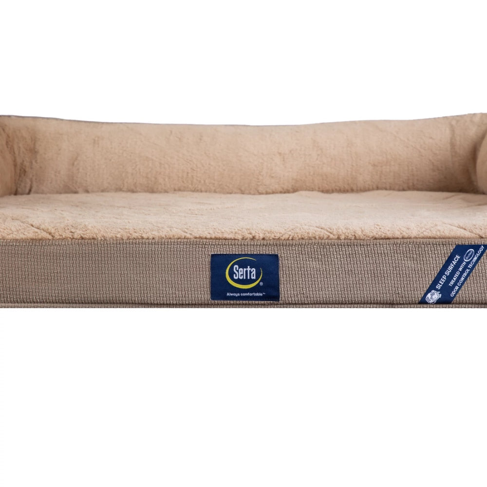 , Large, Quilted Gel Memory Foam Pet Bed - stevesdecorandpets