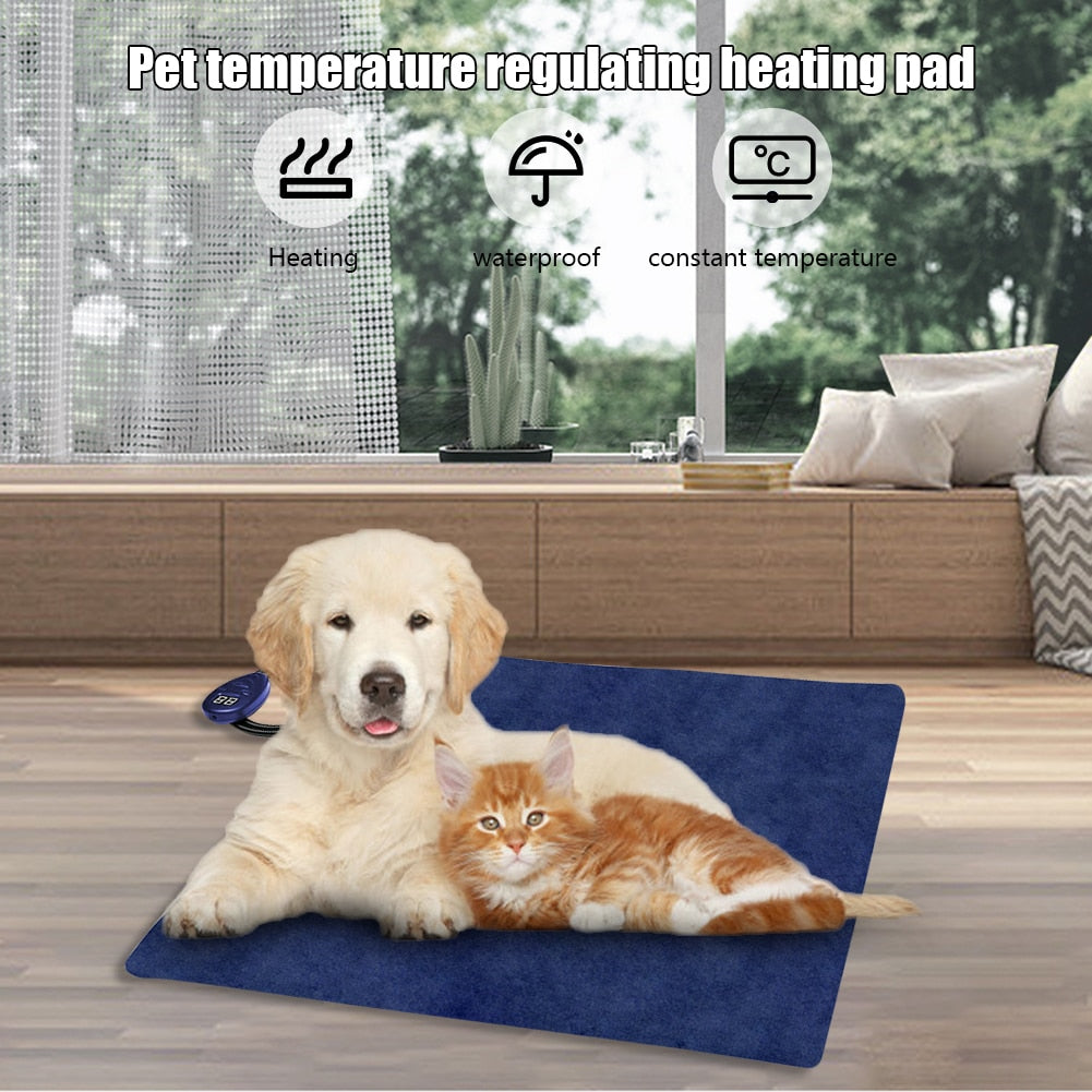 Pets Sleep Heating Pad / Electric Warmer Blanket - stevesdecorandpets