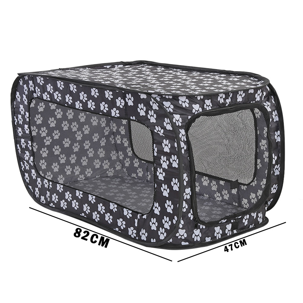 Foldable Dog / Cat Playpen Portable - stevesdecorandpets