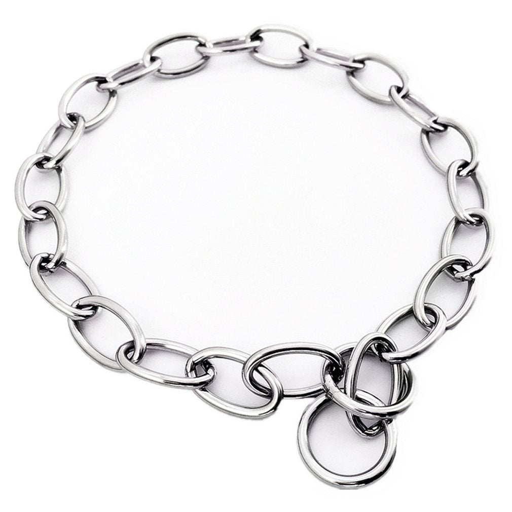 Heavy Duty Solid Stainless Steel Dog Choke Chain Collar / Big Breeds - stevesdecorandpets
