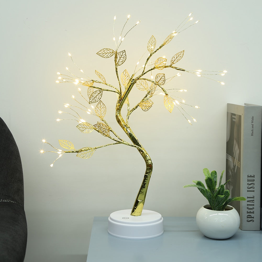 white led bonsai tree LED Bonsai Tree Light Battery Operated LED Night Light – stevesdecorandpets