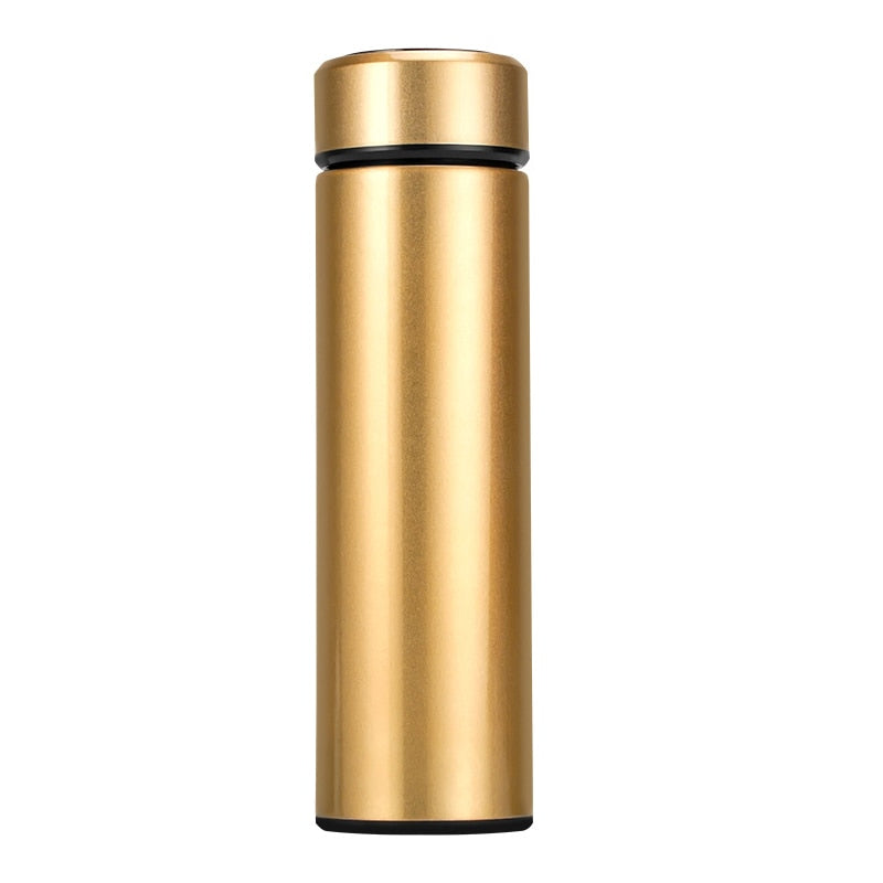 500ml Intelligent  Stainless Steel Thermos Bottle  Temperature Display Travel  Mug - stevesdecorandpets