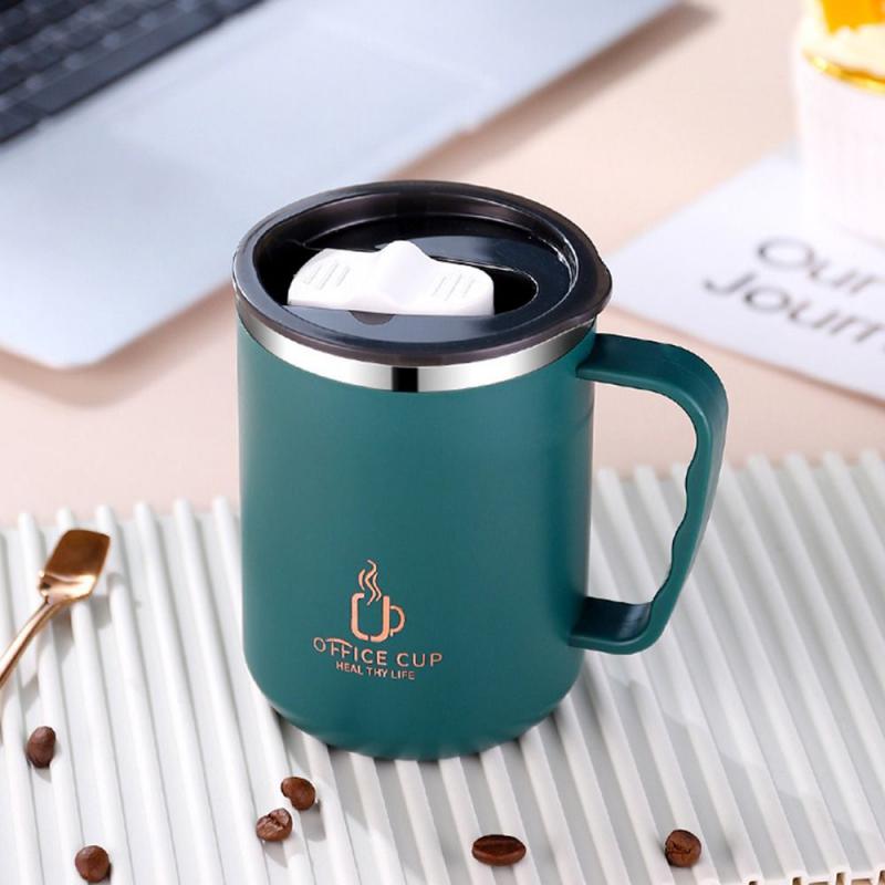 Stainless Steel Coffee Cup  With Lid  / Insulated - stevesdecorandpets