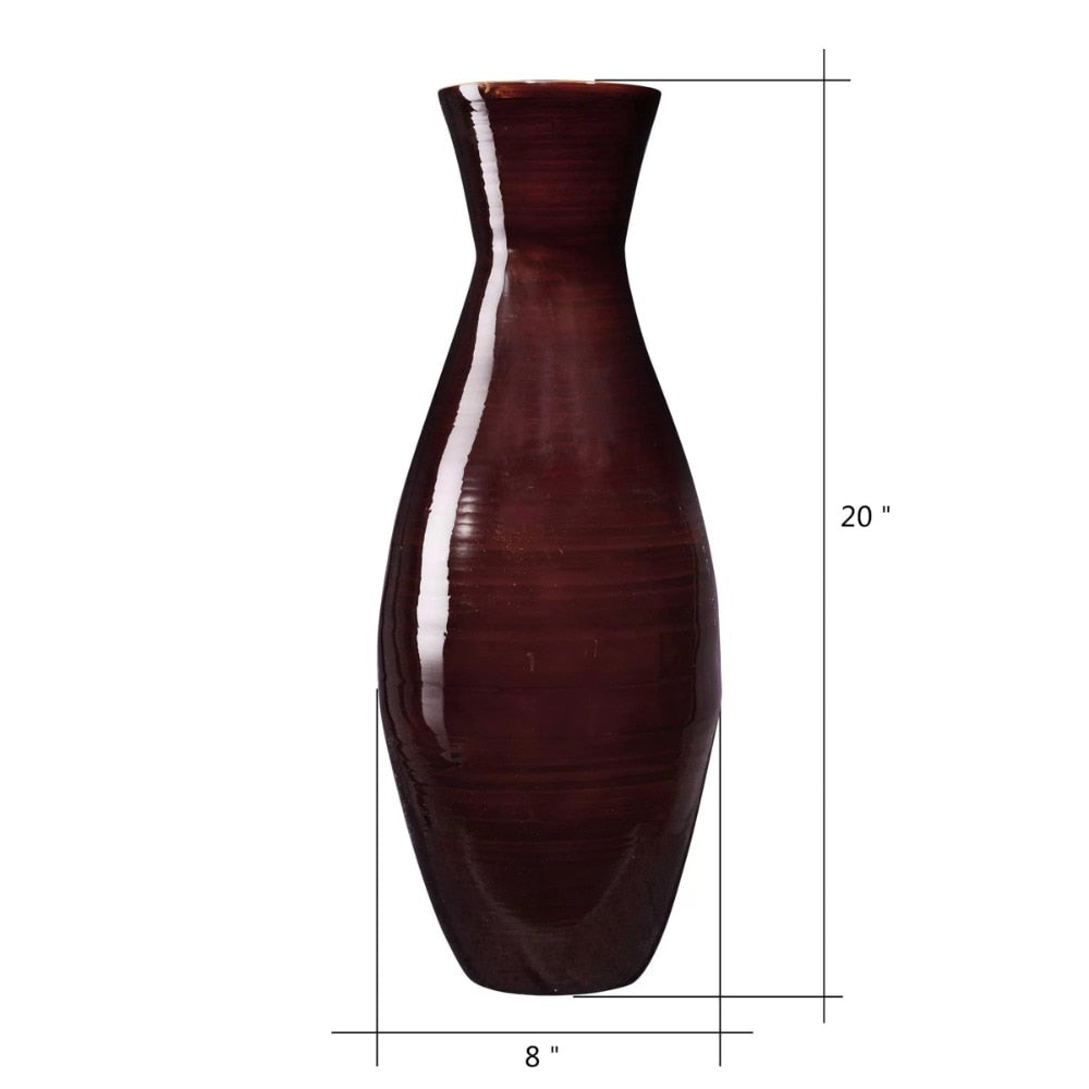 20-Inch Vase Bamboo Tabletop - stevesdecorandpets