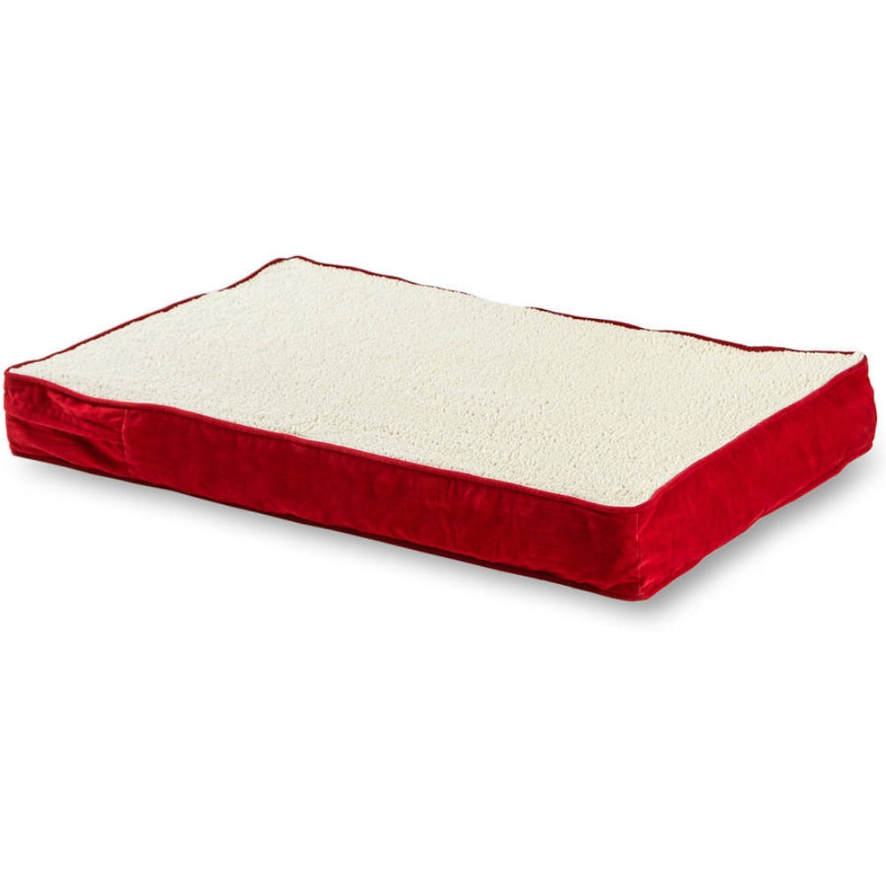 Dog Bed, Crimson, Medium (42 X 30 In.) - stevesdecorandpets