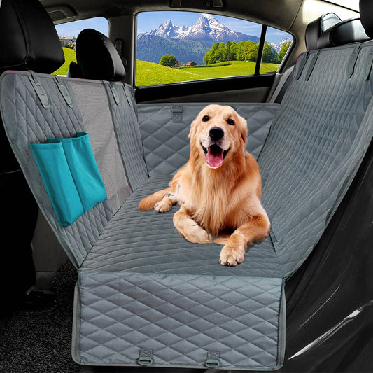 Dog Car Seat Cover. Waterproof  Rear Back Seat Protector - stevesdecorandpets