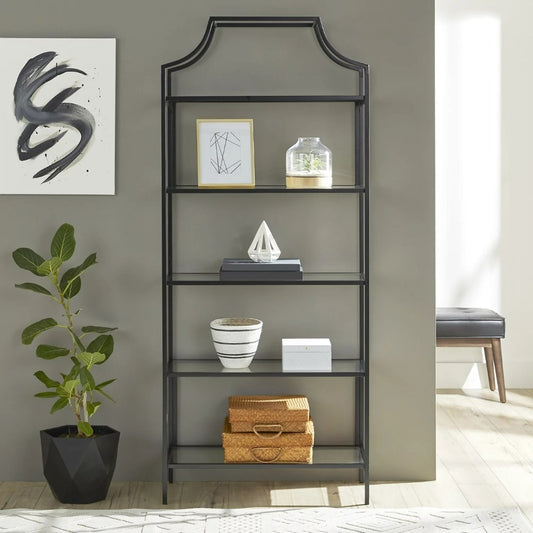 Homes 71" Nola 5 Shelf Etagere Bookcase - stevesdecorandpets